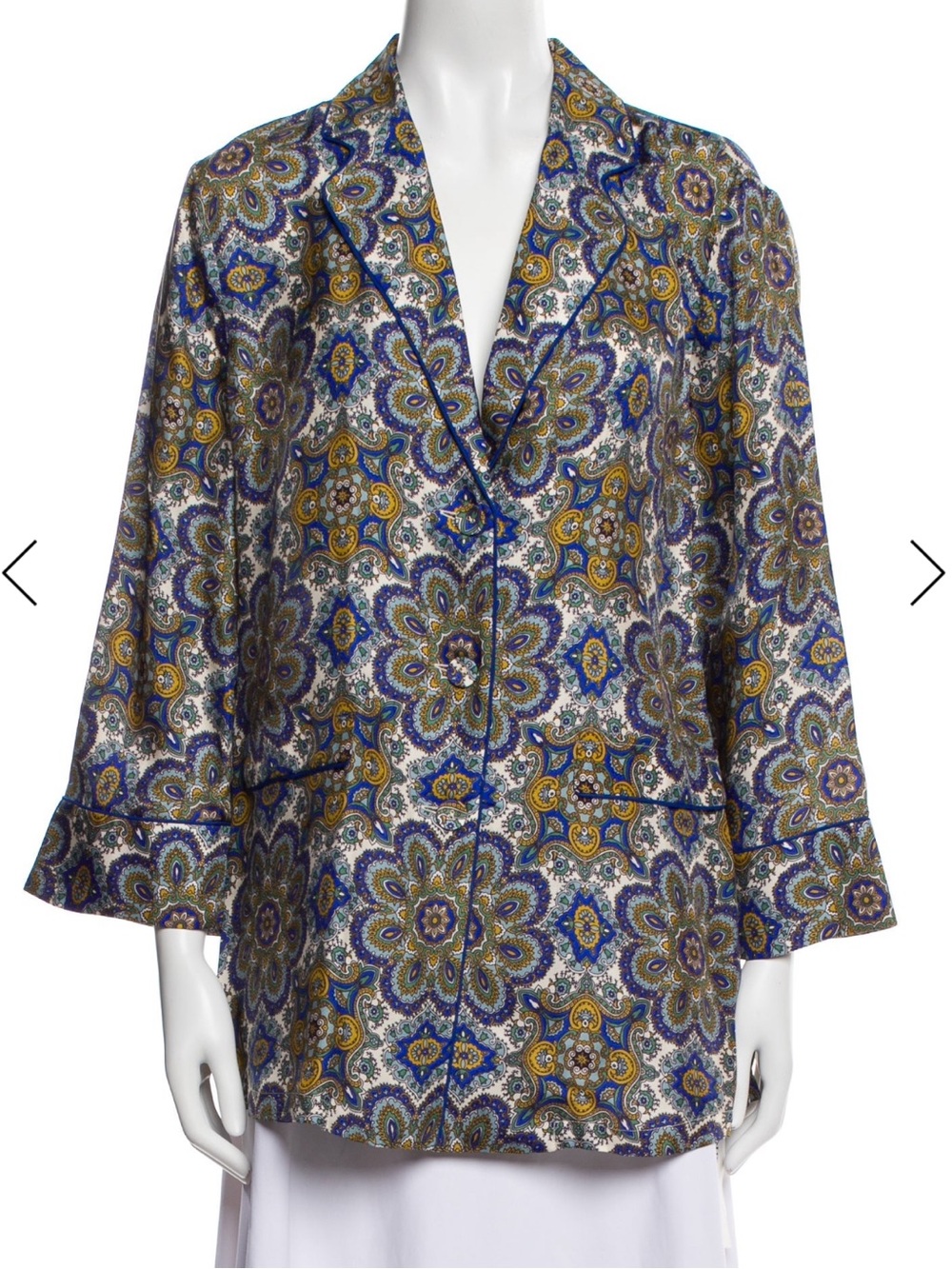 Cara Cara Silk Blouse/Pajama Shirt